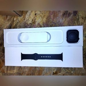 NEW! Apple Watch Series 8 Aluminum Case 45mm  Sport Band Midnight Blue